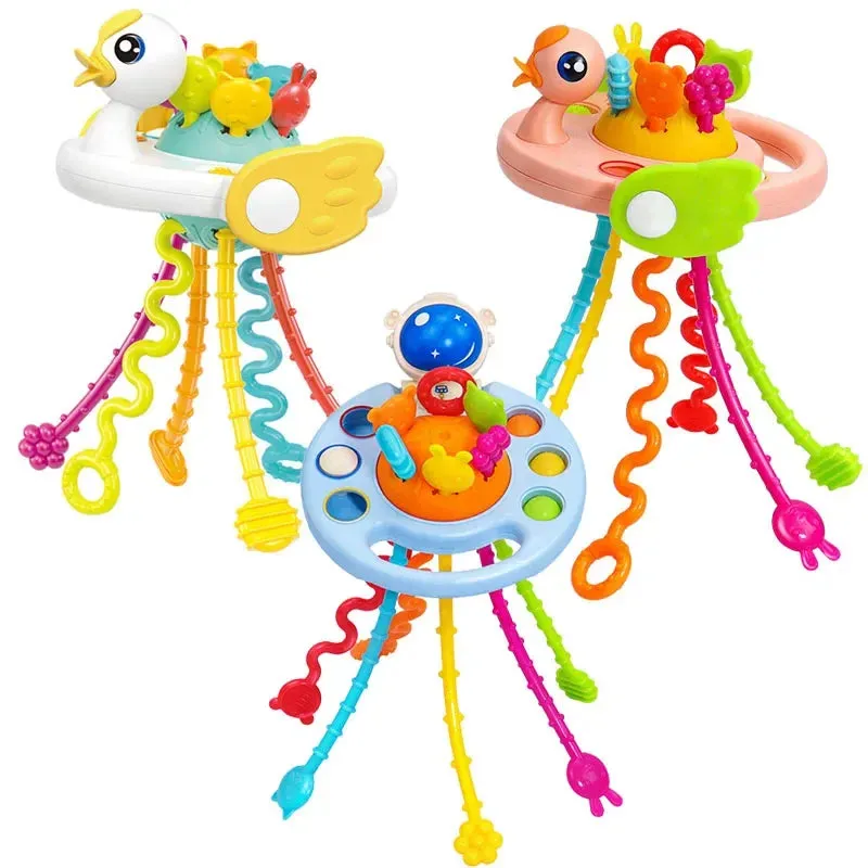 3-in-1 Montessori Teething & Sensory Educational Toy
