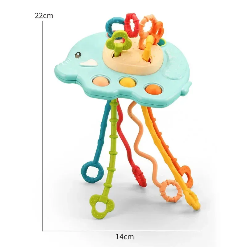 3-in-1 Montessori Teething & Sensory Educational Toy