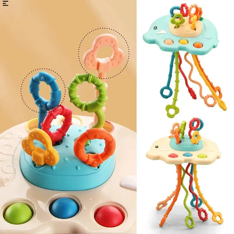 3-in-1 Montessori Teething & Sensory Educational Toy