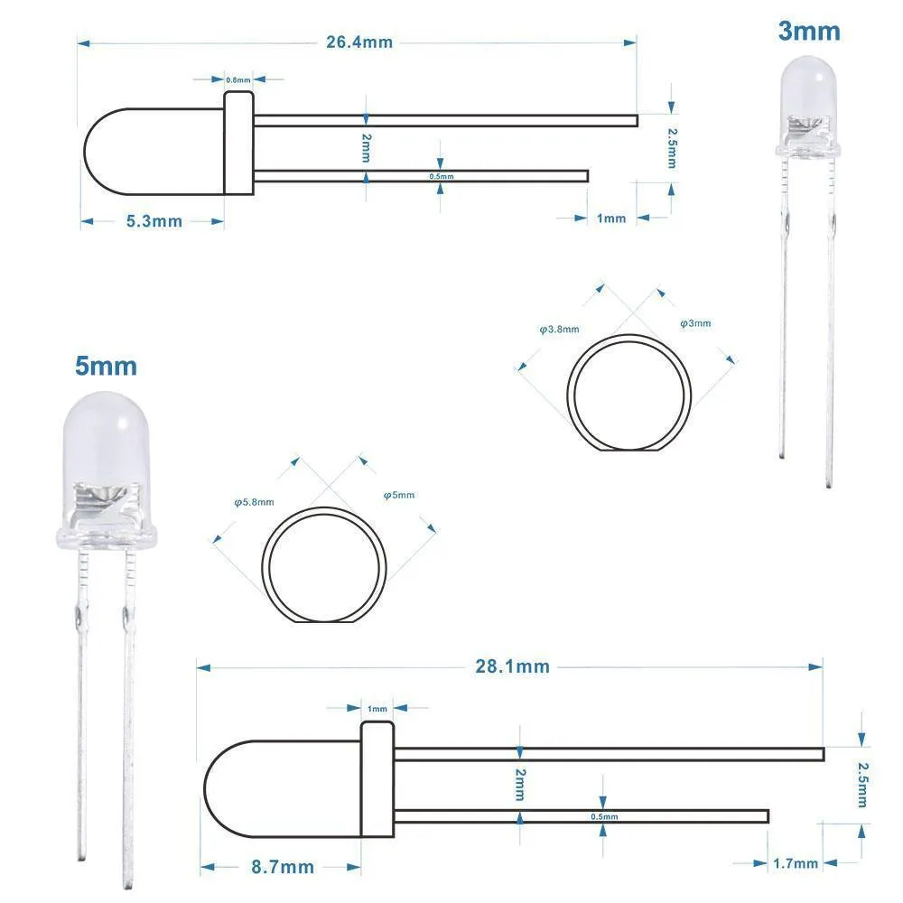 3mm and 5mm LED Kit