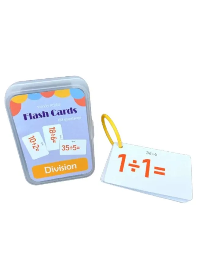 4 Sets Educational Flashcards Pocket Card Preschool Teaching Cards for kids, Mathematics