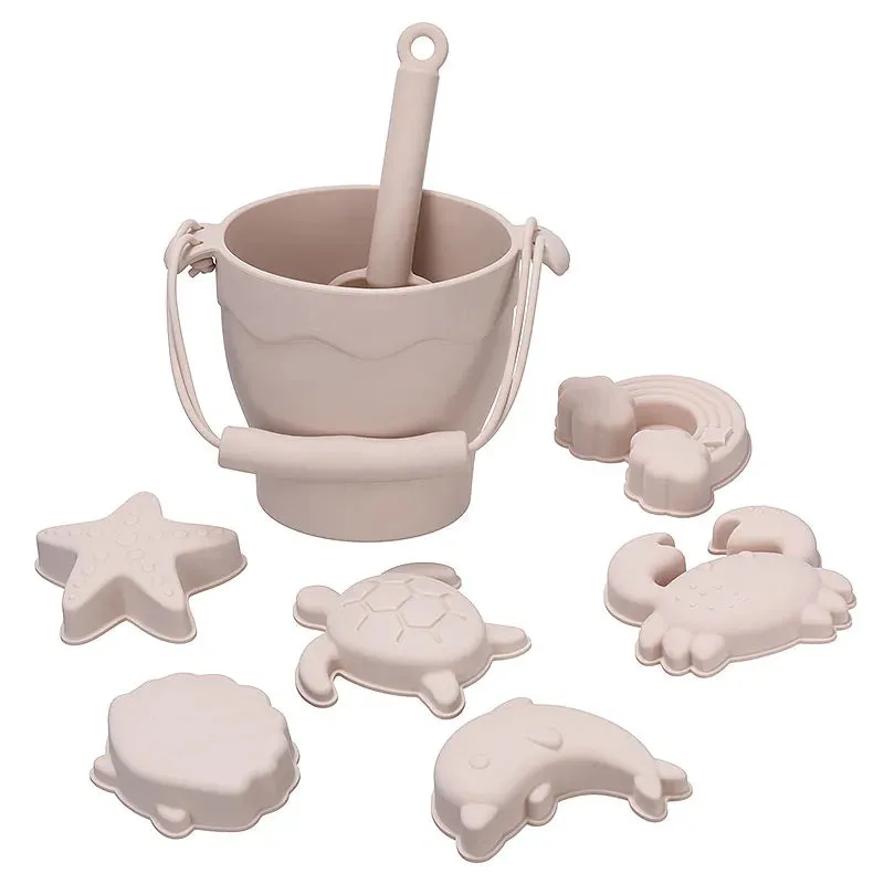 8-Piece Silicone Beach Toy Set