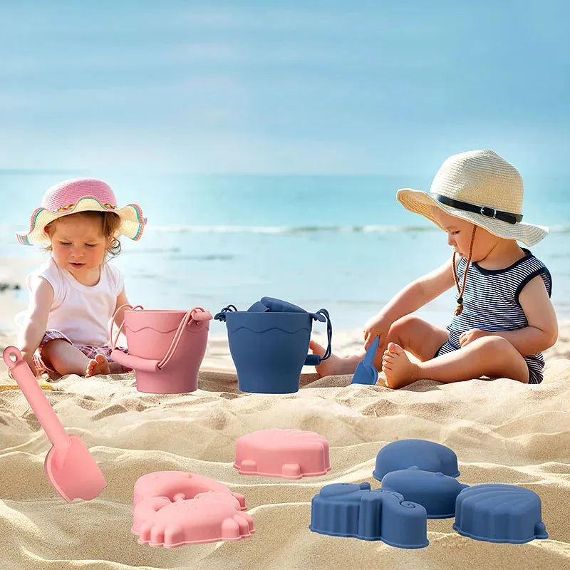 8-Piece Silicone Beach Toy Set