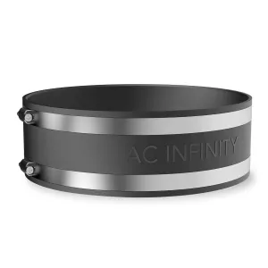 AC Infinity Noise Reduction Clamp, Duct Coupler with Stainless Steel Clamps, 8-Inch