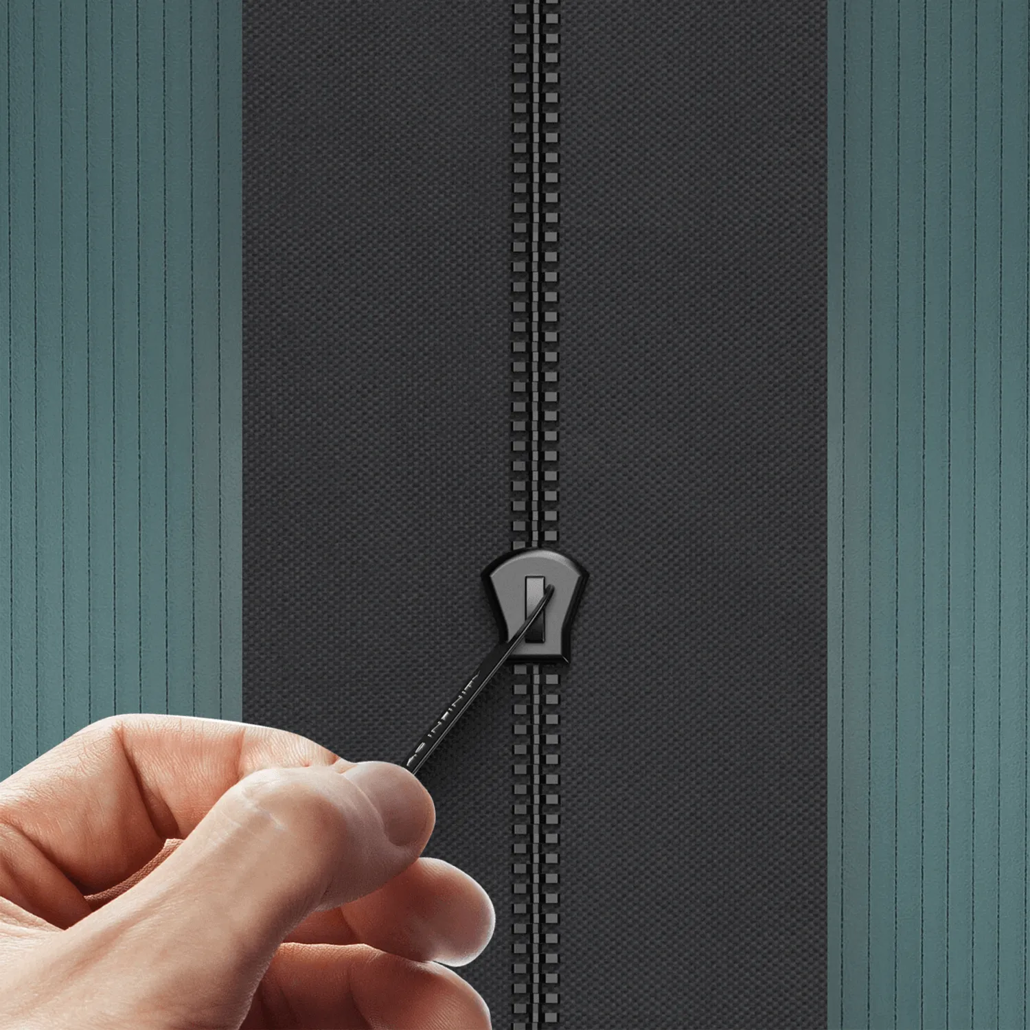 AC Infinity Peel and Stick Zipper, 7 ft. x 3 in. Double Sided, 1-Pack