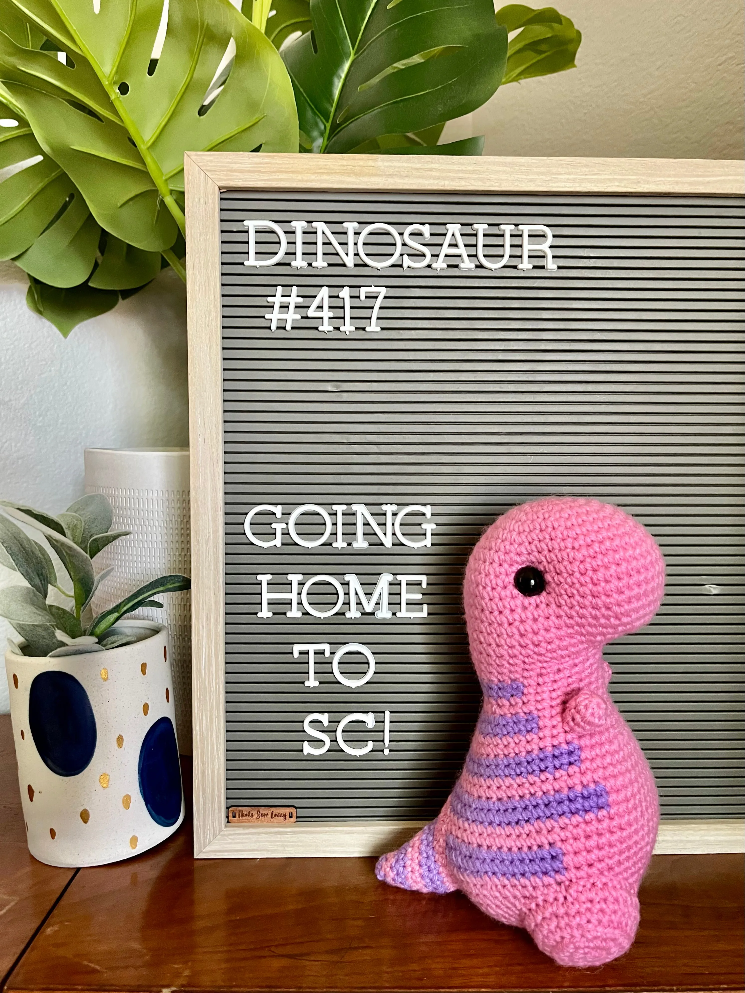 Amethyst & Pink - Chubby Dinosaur