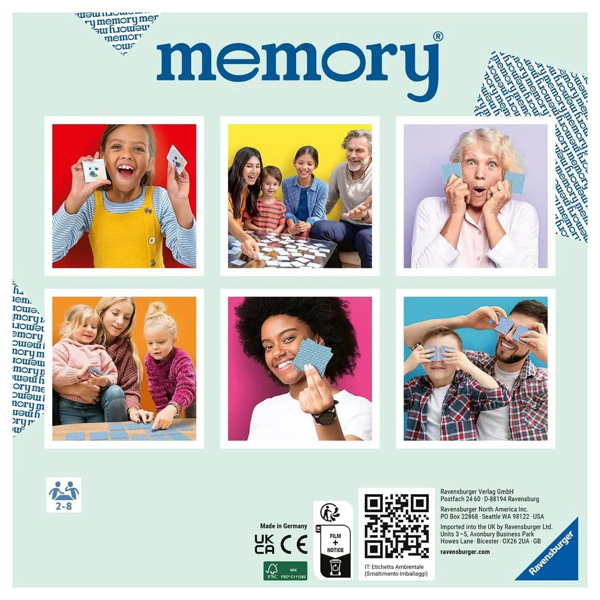 Animal Babies Memory Card Game