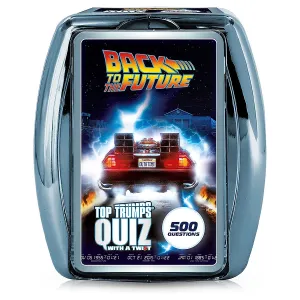 Back to the Future Top Trumps Quiz Card Game