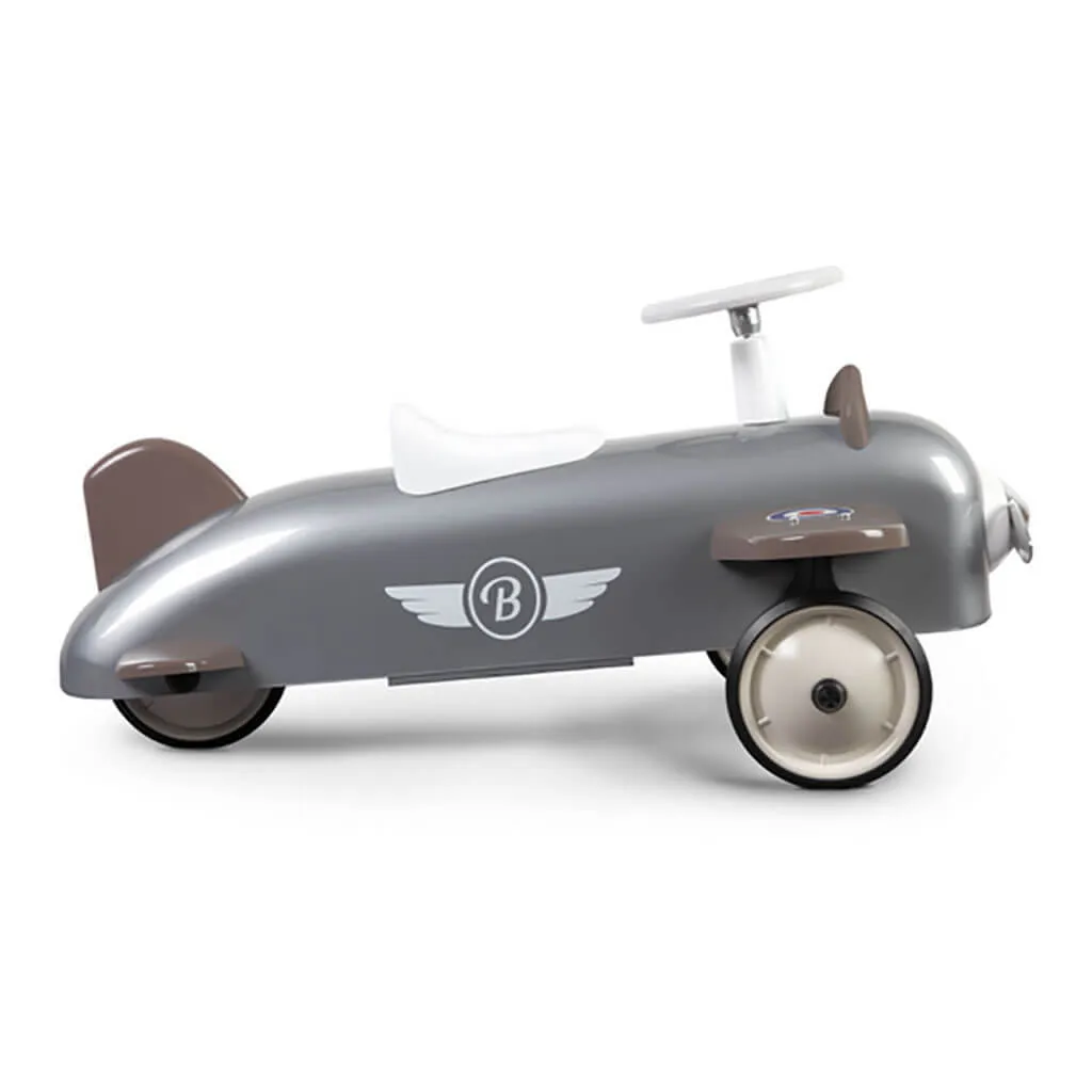 Baghera Ride On Toy Car Speedster Plane Silver