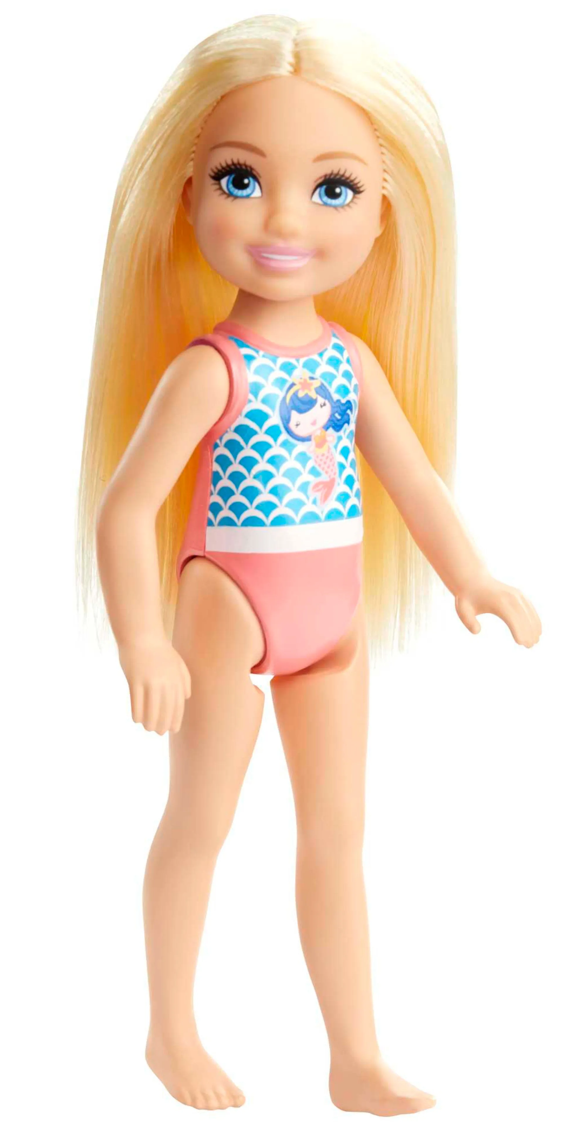 Barbie Club Chelsea Beach Doll, 6-Inch Blonde