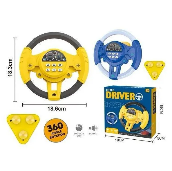 Battery Operated Little Driver Steering Wheel