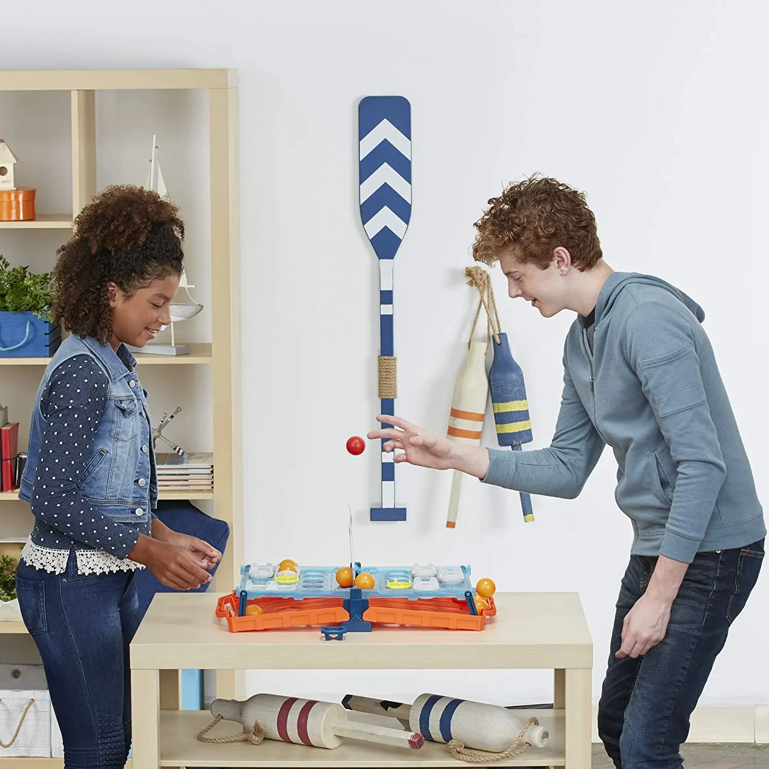 Battleship Shots Game Strategy Ball-Bouncing Game Ages 8 and Up