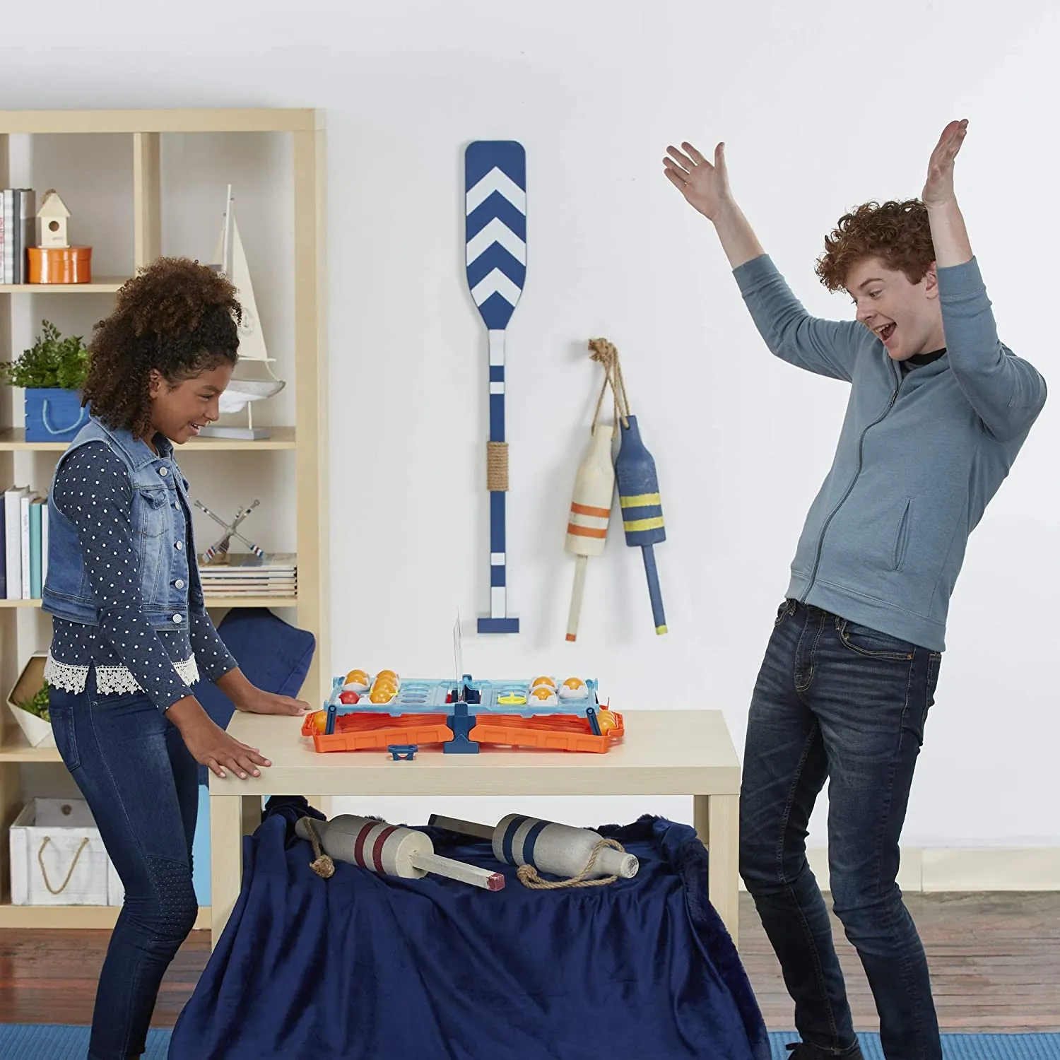 Battleship Shots Game Strategy Ball-Bouncing Game Ages 8 and Up
