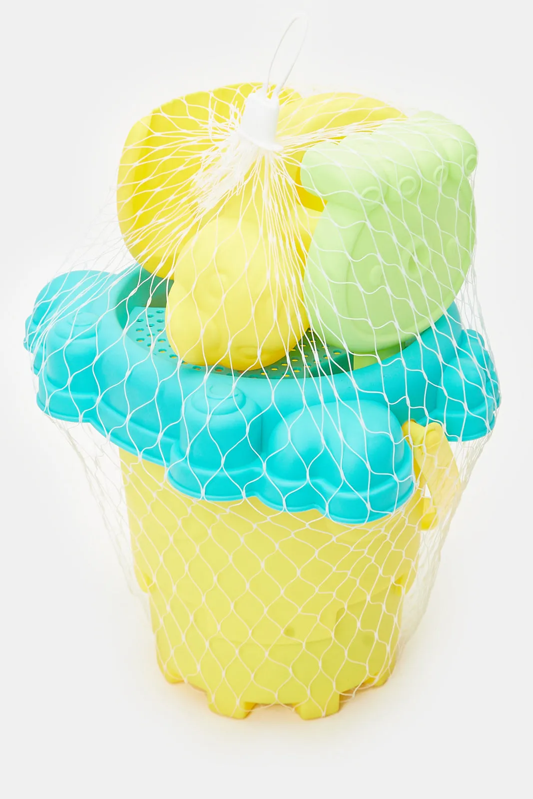 Blue And Yellow Beach Toy Set (7 Piece)