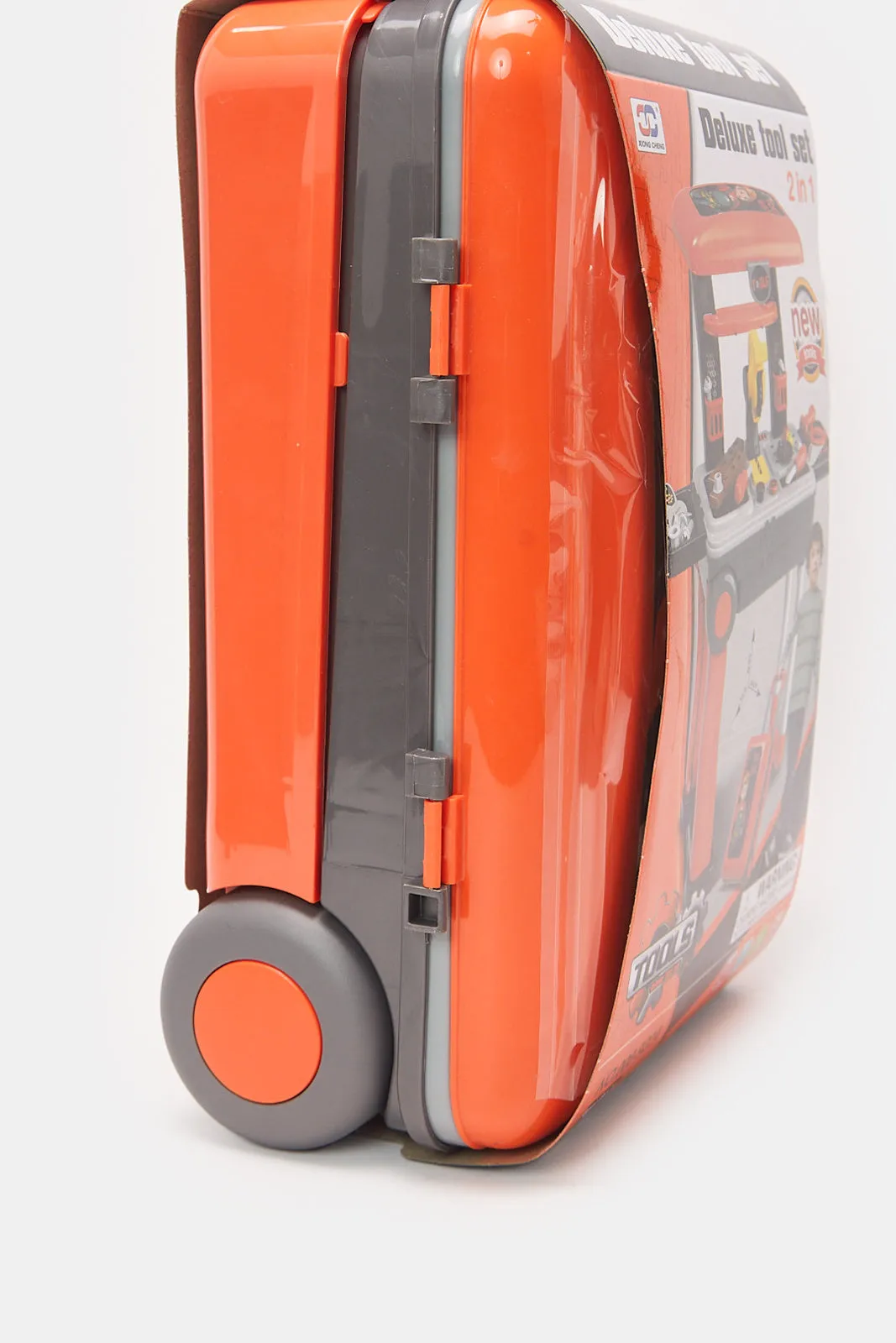 Boys Orange Deluxe Tool Play Set