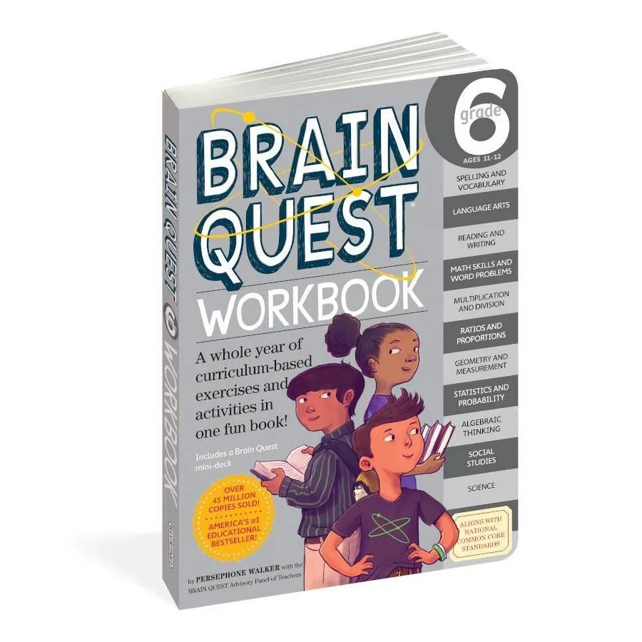 Brain Quest Grade 6 Workbook