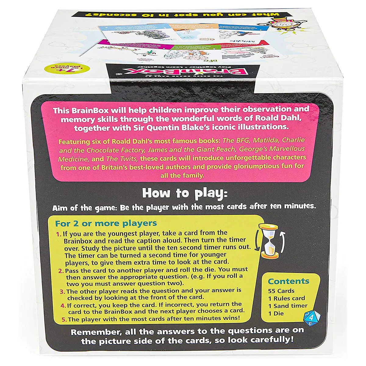 BrainBox Roald Dahl Card Game
