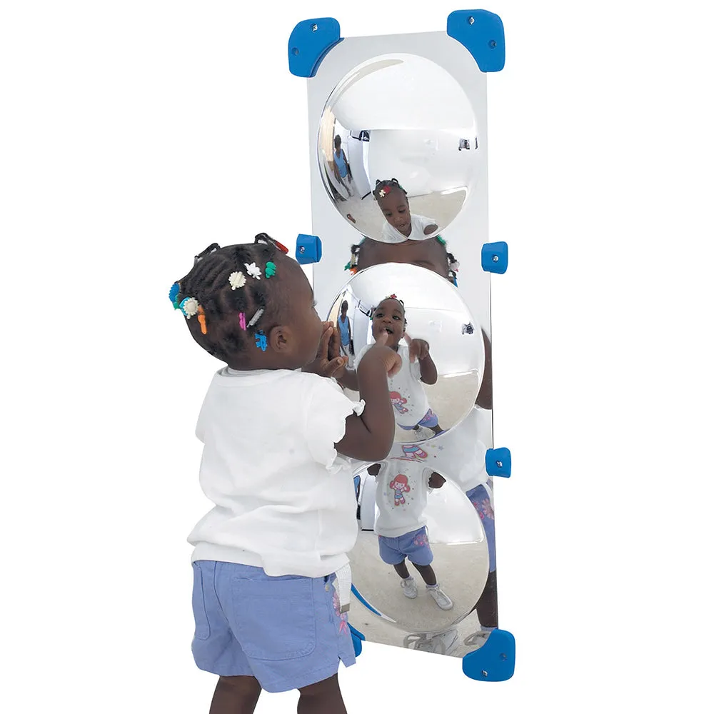 Bubble Mirror | 11" x 32" Fun House Classroom Reflection Mirror