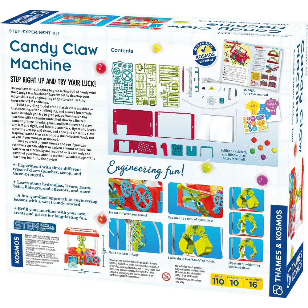 Candy Claw Machine - Arcade Game Maker Lab by Thames & Kosmos