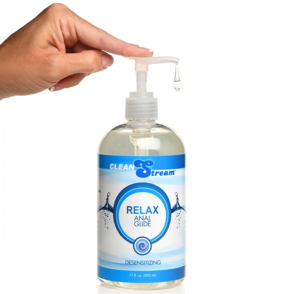 Clean Stream Relax Desensitizing Anal Lube, 17oz.