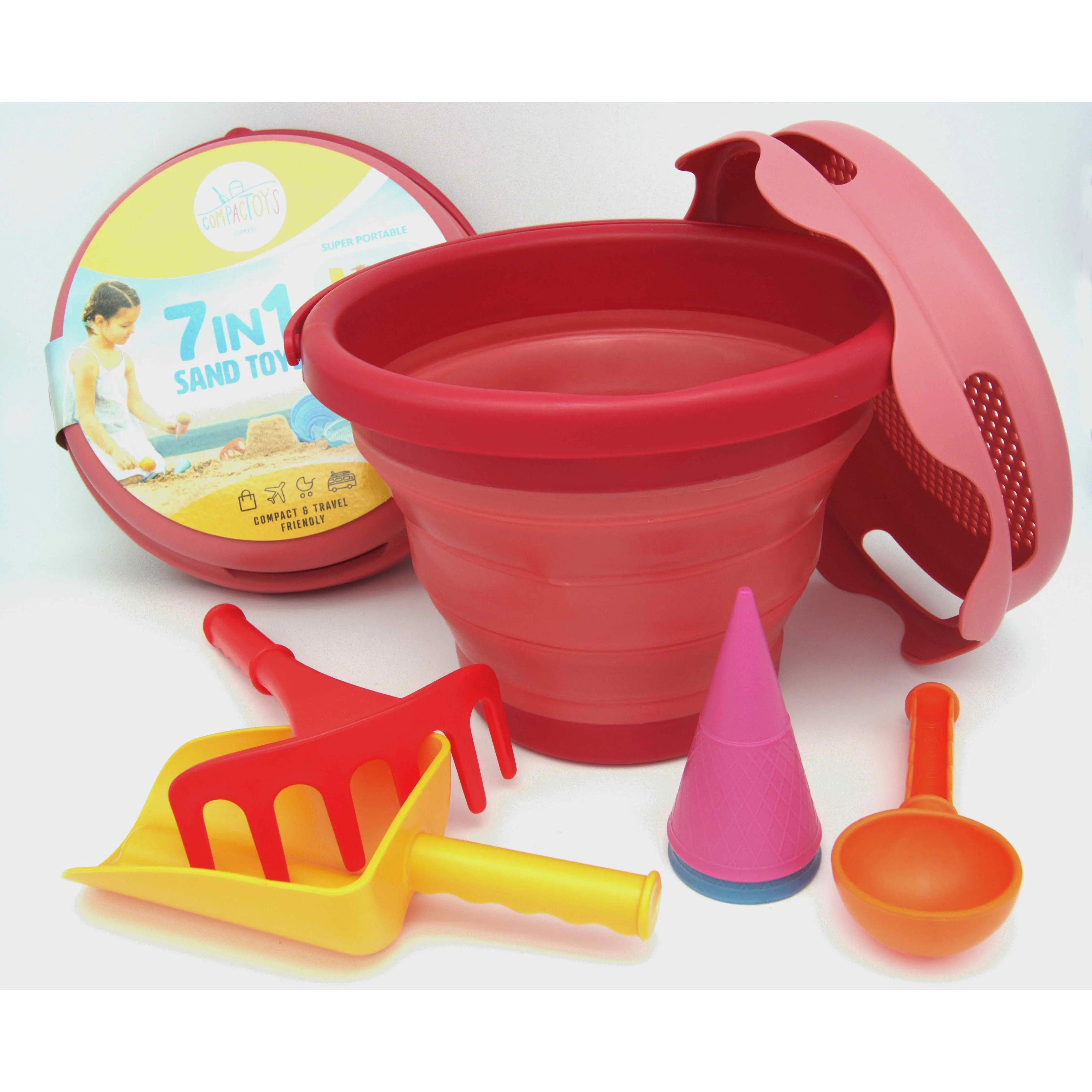 Compactoys 7-in-1 Sand Toys