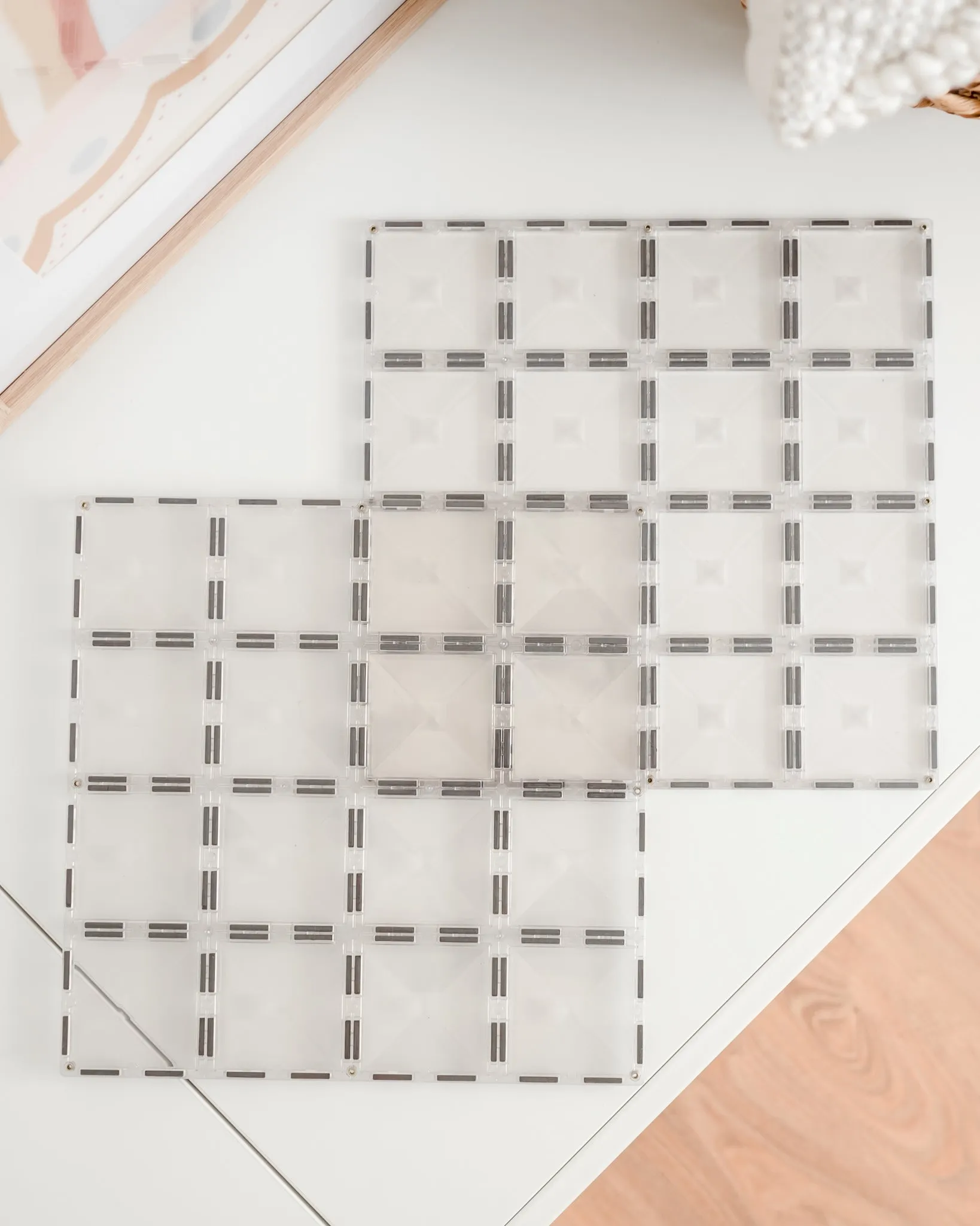 Connetix Tiles CLEAR 2 Piece Base Plate Pack