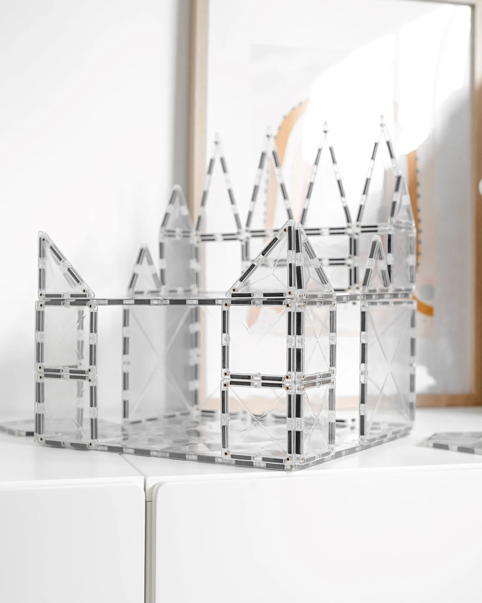 Connetix Tiles CLEAR 2 Piece Base Plate Pack