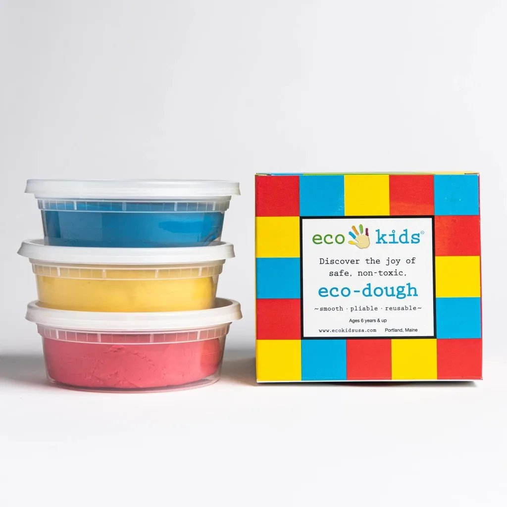 Eco Dough Natural Molding Dough 3 Color Set