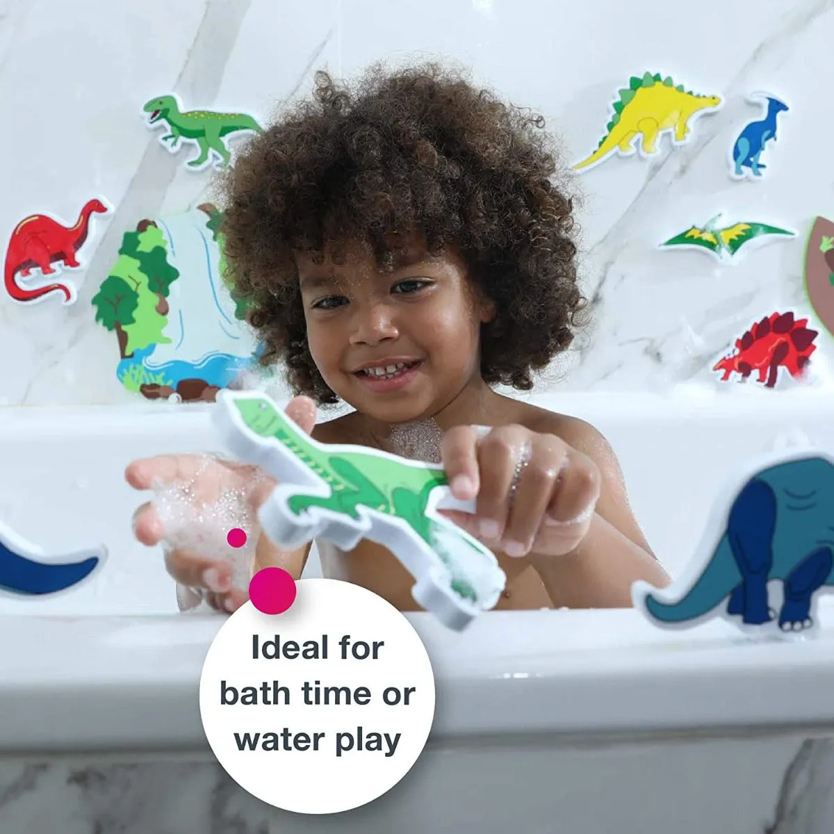 Edushape Magic Creations Bath Play Set - Dinosaurs, 13 Pieces