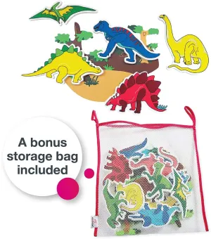 Edushape Magic Creations Bath Play Set - Dinosaurs, 13 Pieces