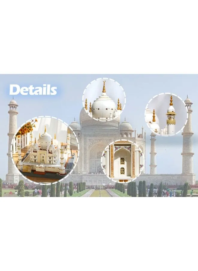 Famous Taj Mahal Building Blocks 1113pcs Bricks DIY Assemble Construction Toys for Children Birthday Gifts