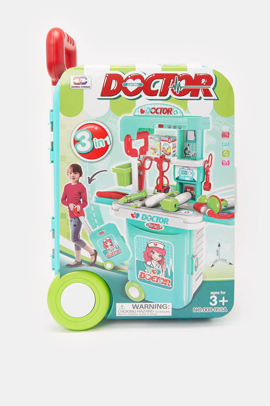 Girls Blue And Red Doctor Play Set