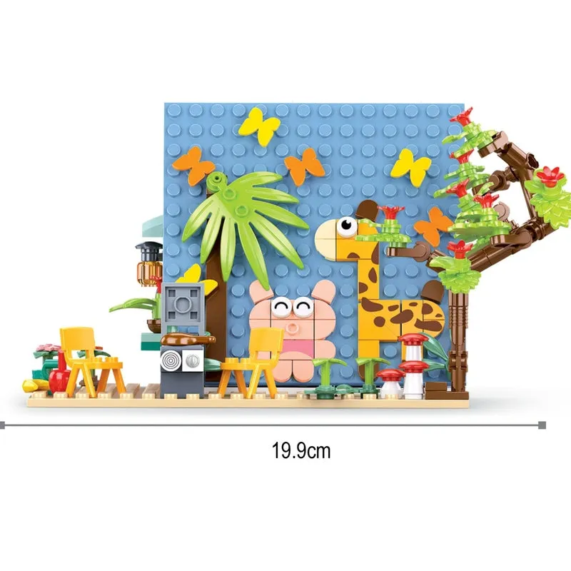 Girls Camp Building Blocks Kit (341 Pcs)
