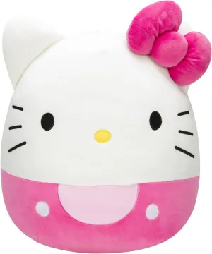 Hello Kitty Pink Bow & Shorts 14-Inch - Sanrio Ultrasoft Stuffed Animal Large Plush Toy, Official Kellytoy