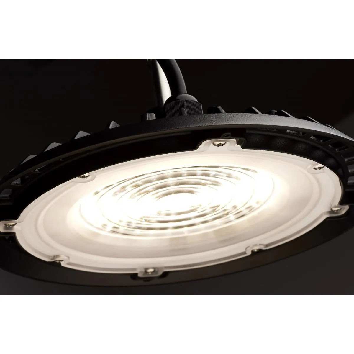 Hi-Pro LED Shop Light, 9000 Lumens, 80 Watts LED UFO High Bay, 4000K, 120V