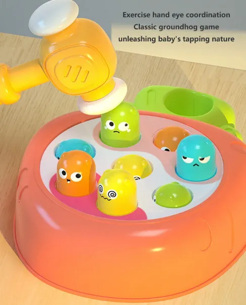 Huanger Hammer Whac-A-Mole Tabletop Toddlers Toy