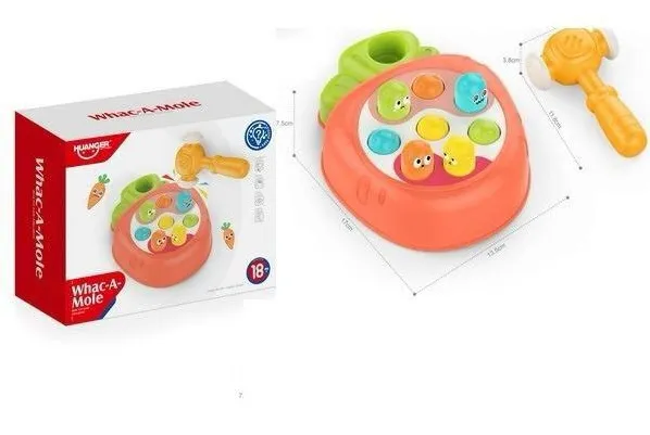 Huanger Hammer Whac-A-Mole Tabletop Toddlers Toy