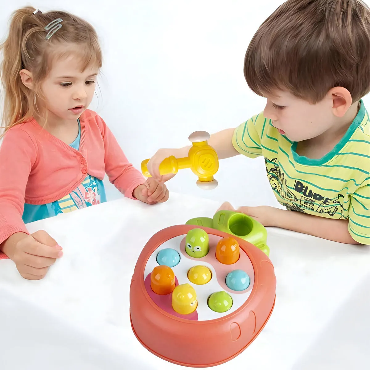 Huanger Hammer Whac-A-Mole Tabletop Toddlers Toy
