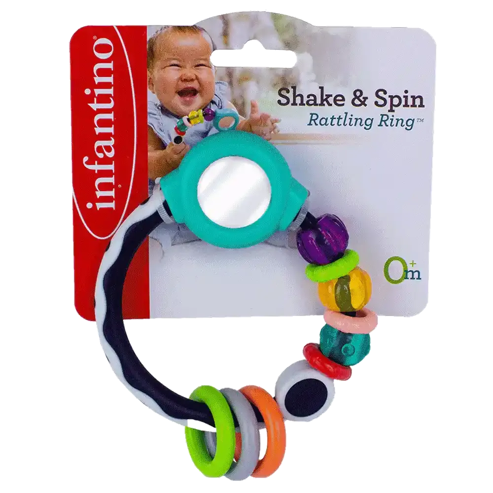 Infantino Shake & Spin Rattling Ring