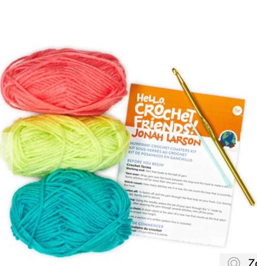 Jonah’s Hands Crochet Coaster Kit