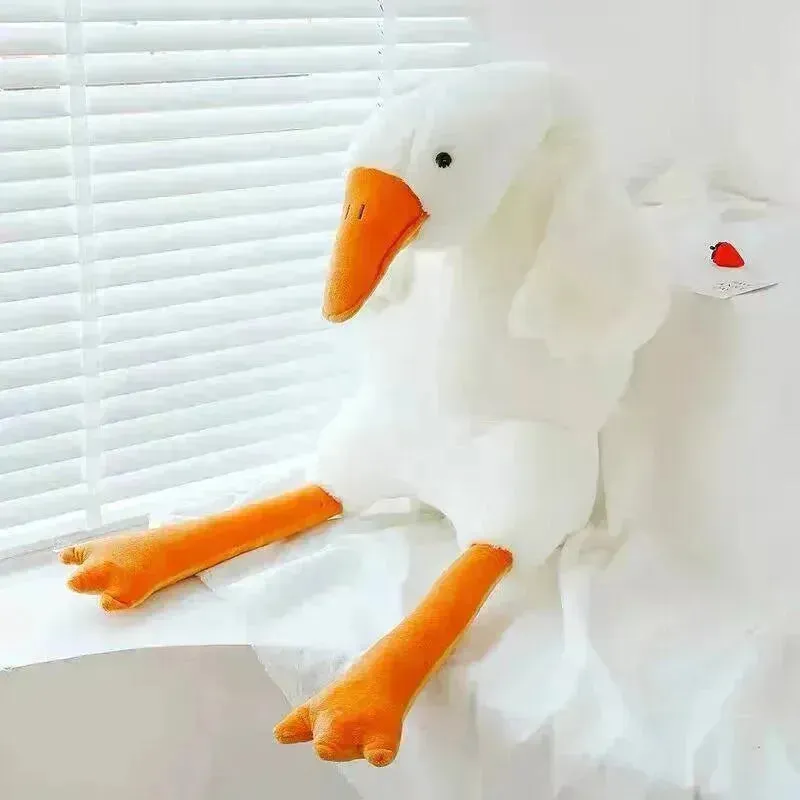 Kids Children Cute Big White Geese Pillow Plush Toy Stuffed Animal Plushies