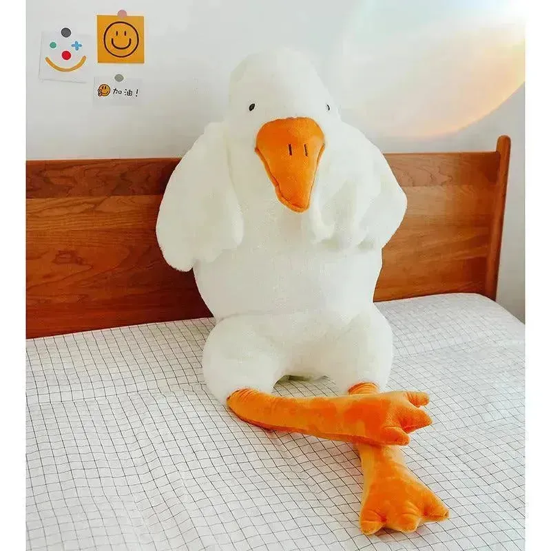 Kids Children Cute Big White Geese Pillow Plush Toy Stuffed Animal Plushies