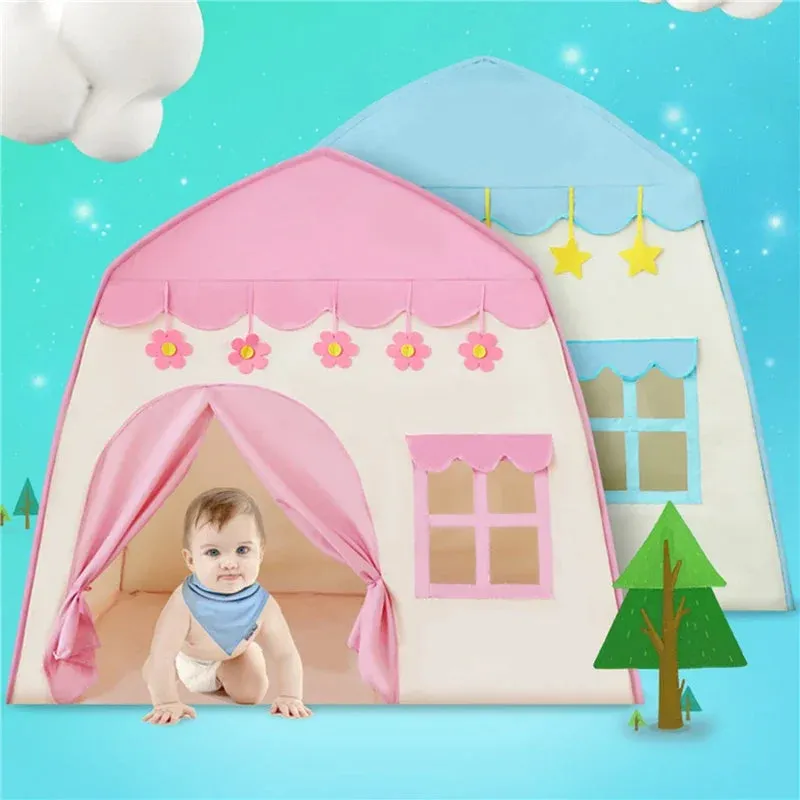Kids Pink Play House Tent Teepee Tent Enfant