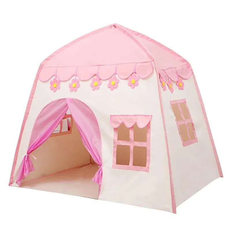 Kids Pink Play House Tent Teepee Tent Enfant