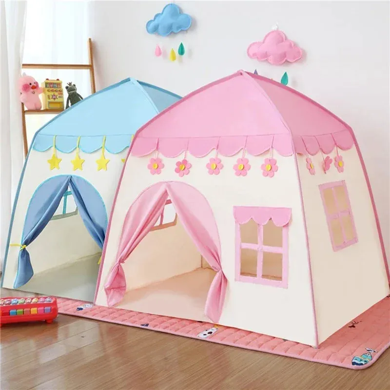 Kids Pink Play House Tent Teepee Tent Enfant