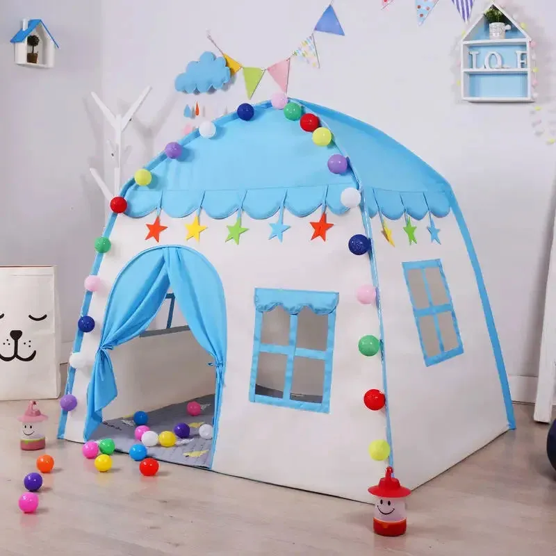 Kids Pink Play House Tent Teepee Tent Enfant