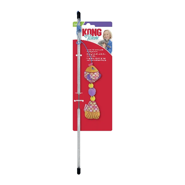KONG Scrattles Fish Teaser Cat Toy