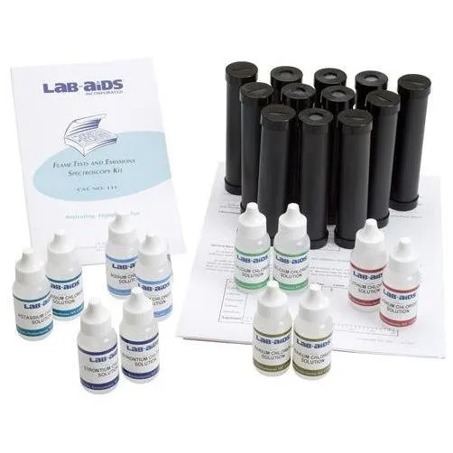 Lab-Aids: Flame Tests and Emission Spectroscopy Experiment Kit