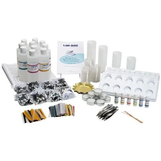 Lab-Aids: Recyclable Plastics - Identification Using Relative Density and Flammability Refresh-A-Kit
