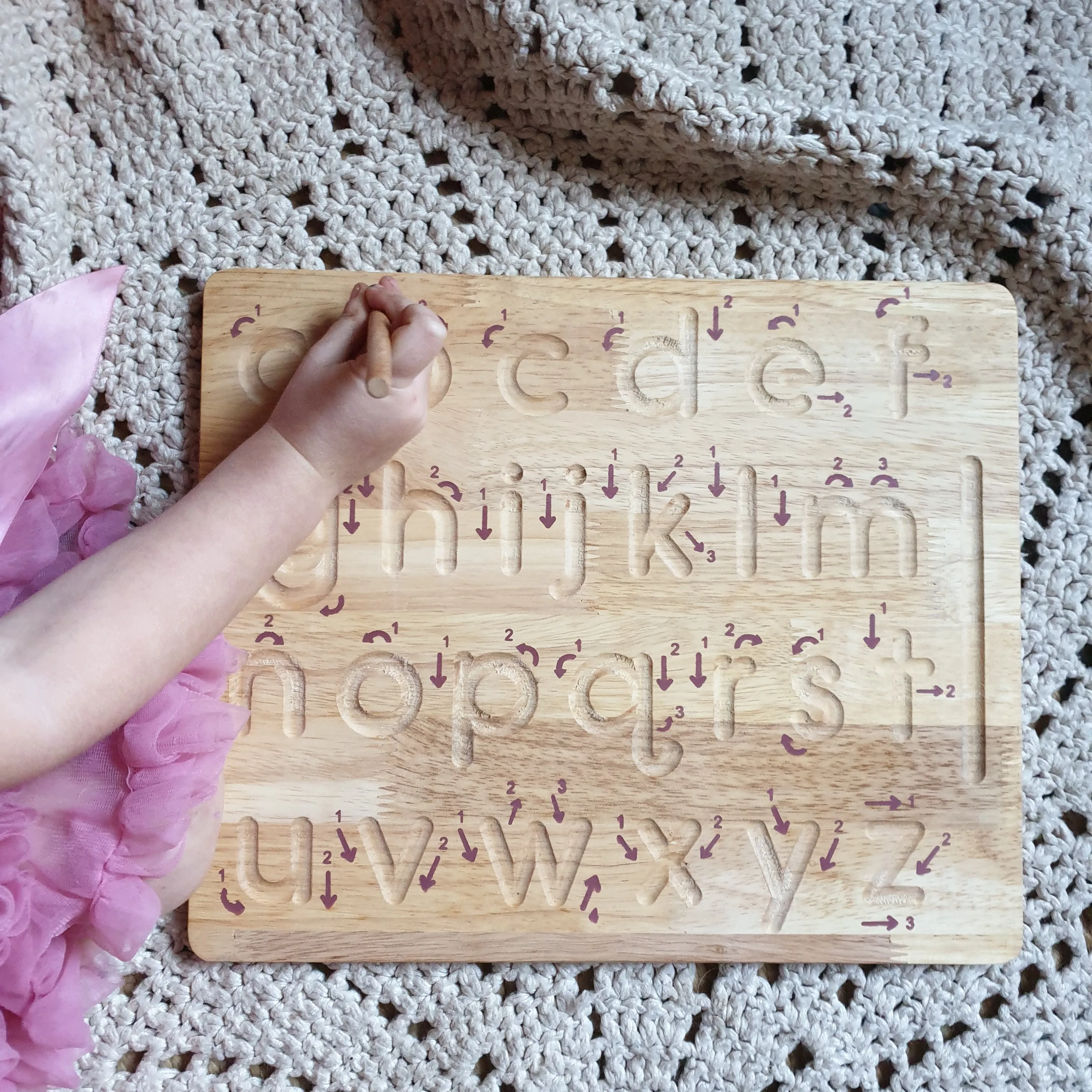 Lowercase Alphabet Board